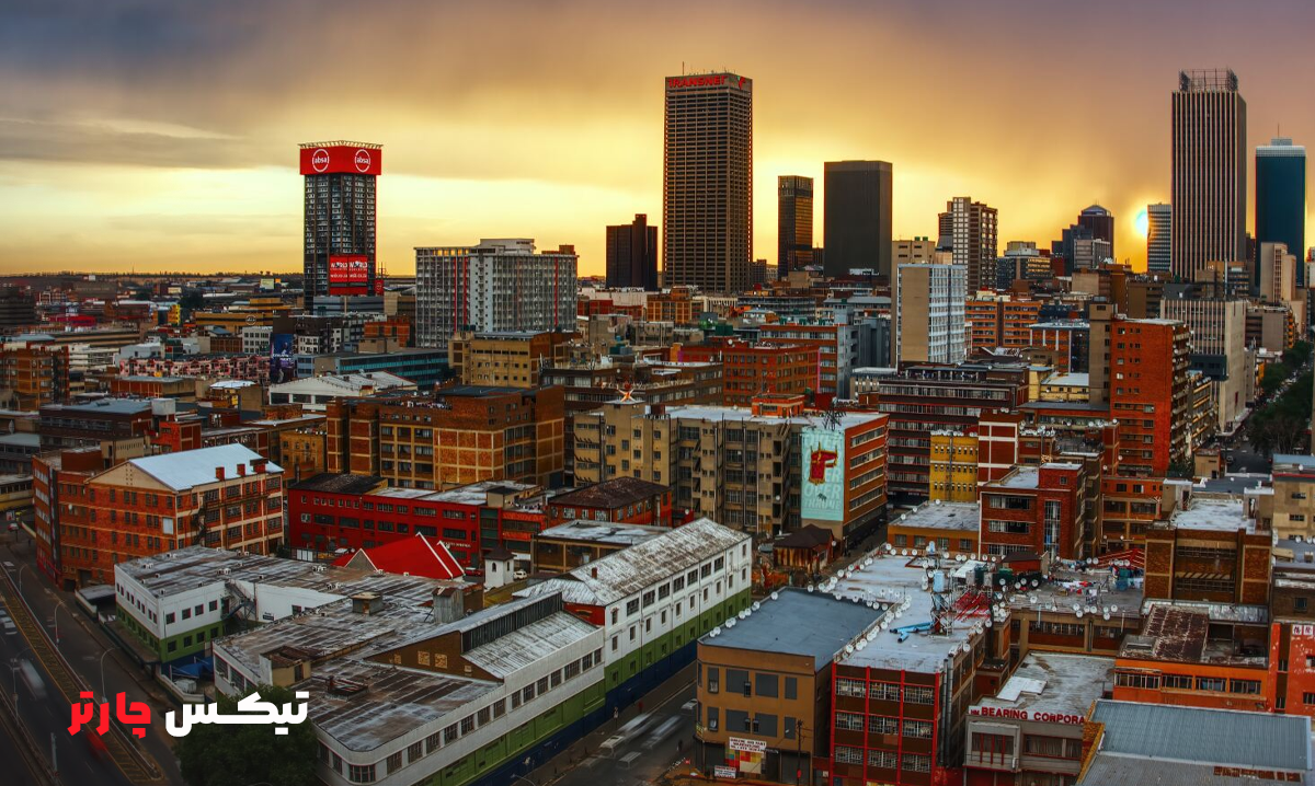 Johannesburg-آفریقا - تیکس چارتر